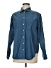 Everlane 100% Cotton Solid Blue Long Sleeve Button-Down Shirt Size 8 - photo 1