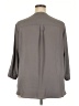 Torrid 100% Polyester Gray 3/4 Sleeve Blouse Size 2X Plus (2) - photo 2
