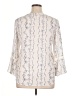 Ivanka Trump 100% Polyester Ivory 3/4 Sleeve Blouse Size XL (estimated) - photo 2