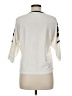 M Magaschoni Chevron-herringbone Ivory Pullover Sweater Size M - photo 2