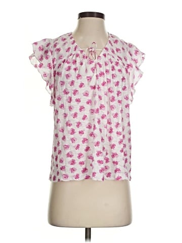 Lucky Brand Short Sleeve Blouse (view 1)