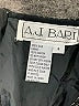 A.J. Bari 100% Silk Graphic Black Cocktail Dress Size 4 - photo 7