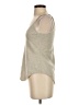 Cinq à Sept Silver Ivory Cashmere Pullover Sweater Size M (estimated) - photo 5
