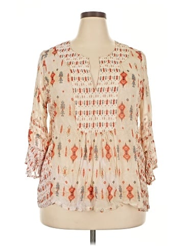 Lucky Brand 3/4 Sleeve Blouse (view 1)