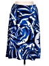 Chico's Graphic Blue Casual Skirt Size L - photo 1