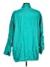 Assorted Brands 100% Silk Teal Long Sleeve Polo Size M - photo 2