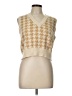 Shein 100% Acrylic Tan Sweater Vest Size L - photo 1