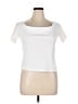 H&M White Short Sleeve Top Size XL - photo 1