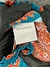 Rose + Olive 100% Polyester Print Teal Casual Pants Size L - photo 9
