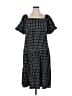 Monki Checkered-gingham Black Casual Dress Size EU 40 / US 10 - photo 1