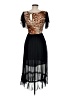 Assorted Brands Animal Print Black Cocktail Dress One size - photo 2