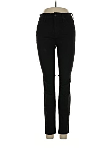 Madewell 9" Mid-Rise Skinny Jeans in ISKO Stay Black&trade; (view 1)