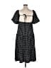 Monki Checkered-gingham Black Casual Dress Size EU 40 / US 10 - photo 2