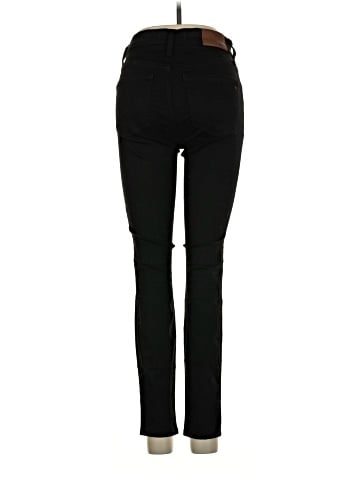 Madewell 9" Mid-Rise Skinny Jeans in ISKO Stay Black&trade; (view 2)