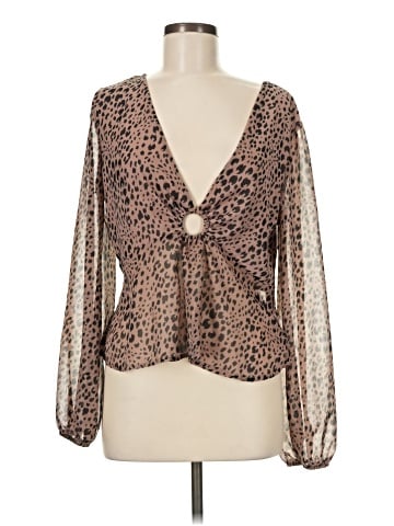 Lulus Long Sleeve Blouse (view 1)