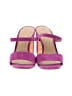 Ann Taylor Color Block Purple Sandals Size 7 - photo 2