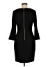 Calvin Klein 100% Polyester Solid Black Cocktail Dress Size 6 - photo 2