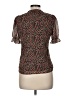 Unbranded Print Brown Short Sleeve Blouse One size - photo 2
