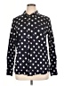 Gap Polka Dots Black Long Sleeve Button-Down Shirt Size XL - photo 1