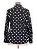 Gap Polka Dots Black Long Sleeve Button-Down Shirt Size XL - photo 2