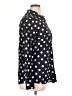 Gap Polka Dots Black Long Sleeve Button-Down Shirt Size XL - photo 4