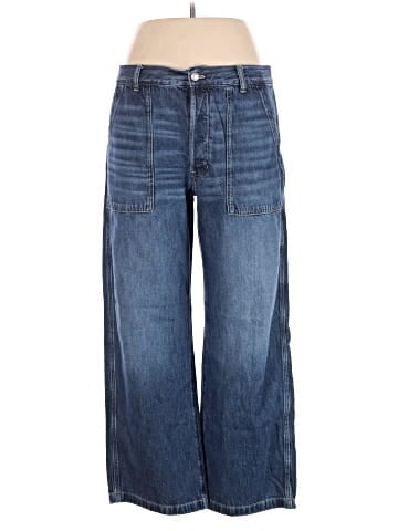 Madewell The Low-Slung Baggy Jean in Airy Denim (view 1)