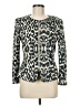 Escada Animal Print Ivory Blazer Size EU 38 / US 8 - photo 1