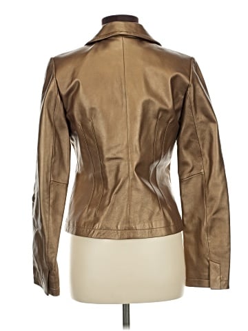 Black Rivet Leather Jacket (view 2)