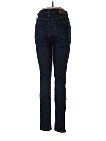 Madewell Tall 9" Mid-Rise Skinny Jeans in Larkspur Wash: TENCEL&trade; Denim Edition (view 2)