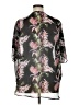 Blooming Jelly 100% Polyester Black Kimono Size XL - photo 2
