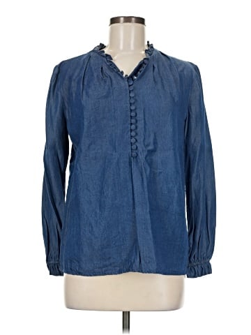The Fold Long Sleeve Blouse (view 1)