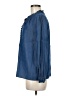 The Fold 100% Lyocell Blue Long Sleeve Blouse Size 6 - photo 5