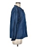 The Fold 100% Lyocell Blue Long Sleeve Blouse Size 6 - photo 4