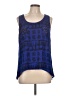 Mine Blue Sleeveless Top Size L - photo 1