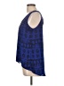 Mine Blue Sleeveless Top Size L - photo 5