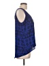 Mine Blue Sleeveless Top Size L - photo 4