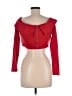 Shein Red Long Sleeve Top Size M - photo 2