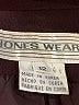 Jones Wear Burgundy Blazer Size 12 - photo 6