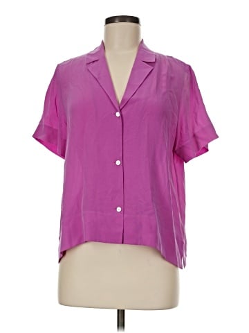 Everlane Short Sleeve Silk Top (view 1)