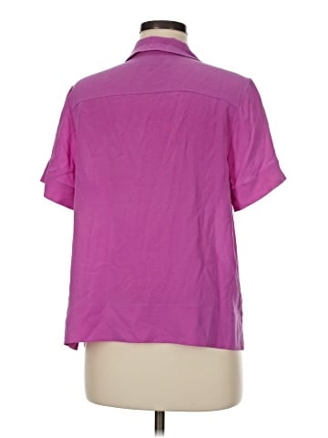 Everlane Short Sleeve Silk Top (view 2)