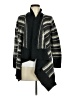 U-Knit Chevron-herringbone Black Cardigan Size M - photo 1