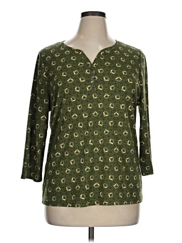 Style&Co 3/4 Sleeve T-Shirt (view 1)