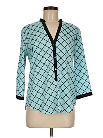 New York & Company 3/4 Sleeve Blouse (view 1)
