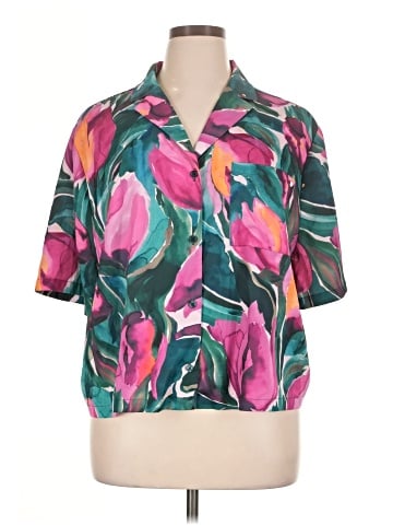 Fabletics Short Sleeve Blouse (view 1)