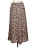 Sanctuary 100% Polyester Animal Print Brown Casual Skirt Size L - photo 2