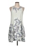 Apt. 9 Paisley Ivory Casual Dress Size L - photo 1