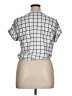Coco & Shay Silver Short Sleeve Blouse Size XL - photo 2