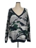 Treasure & Bond Camo Gray Pullover Sweater Size 1X - photo 1