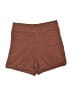 Zara Solid Brown Shorts Size S - photo 1