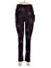 Assorted Brands Floral Burgundy Active Pants Size M - photo 1